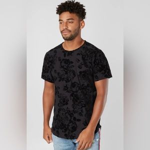 Rustic Dime black rose shirt